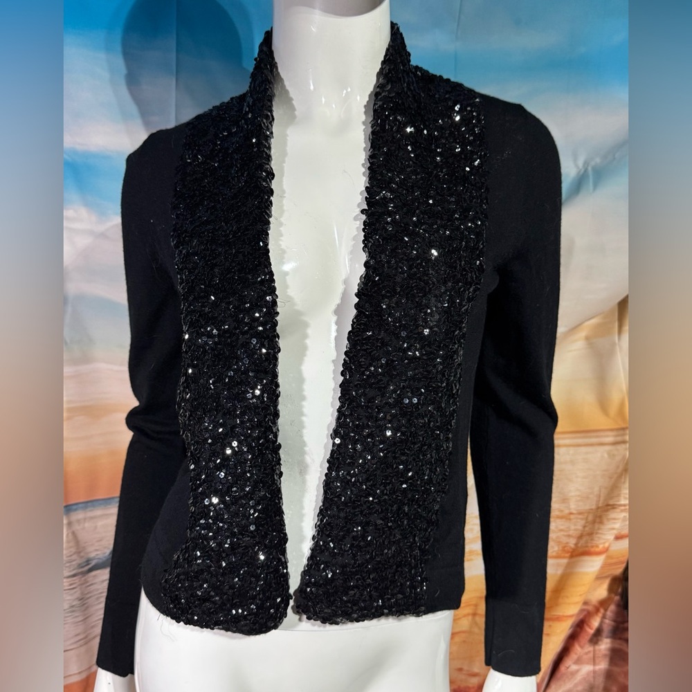 NWT J Crew Sequin Detail Cardigan - Picture 2 of 7